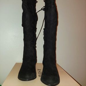 Beckett Corset Back Riding Boots